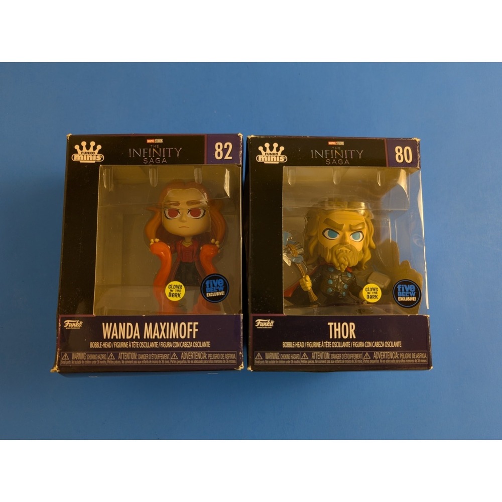 Funko Minis Thor and Wanda 80 82 Vinyl Figures